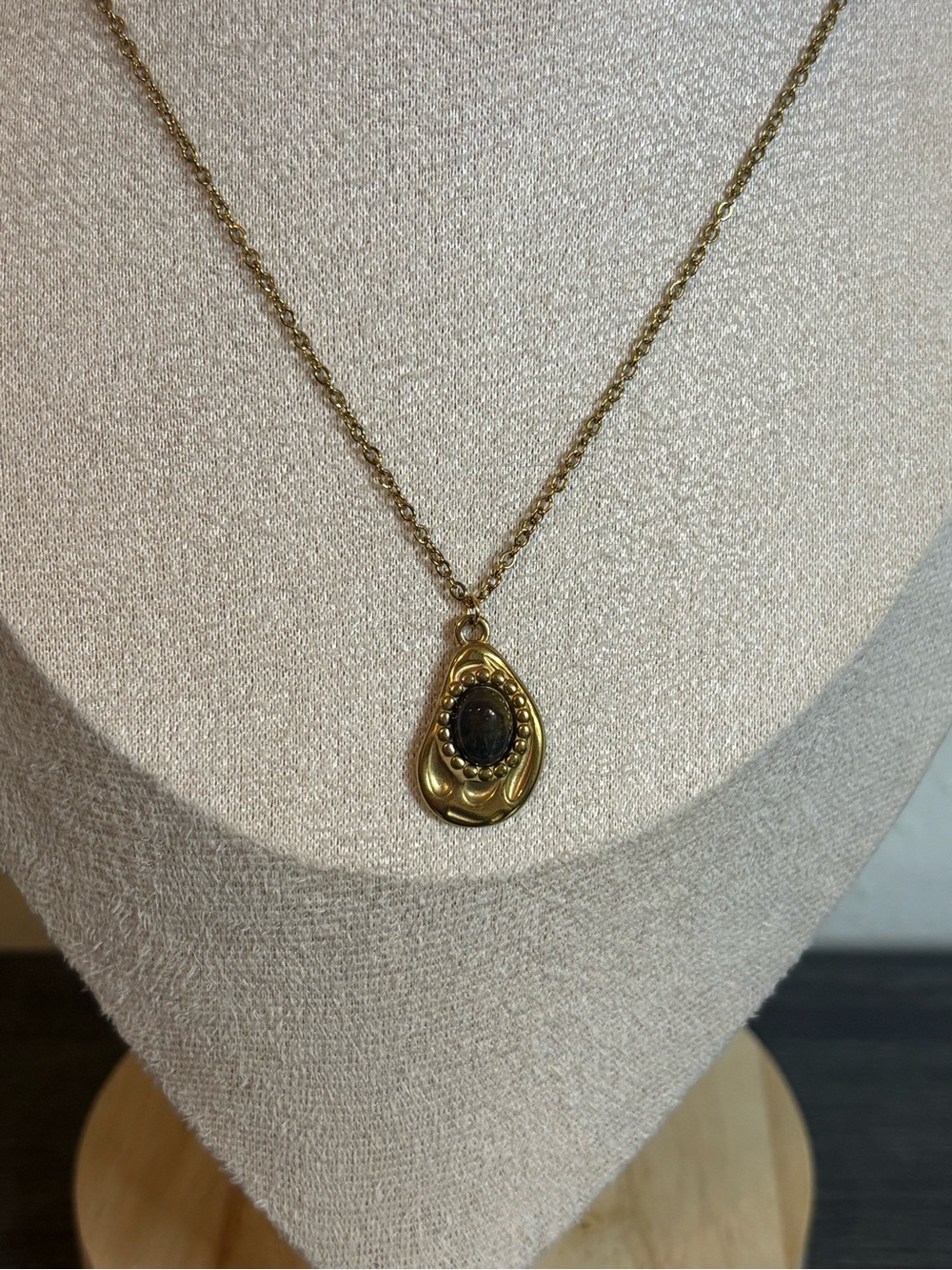 Handmade Gold Tigers Eye Necklace | Waterproof & Tarnish Resistant